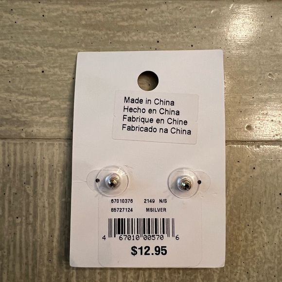 David’s Bridal Tear Drop Earrings - Picture 2 of 2